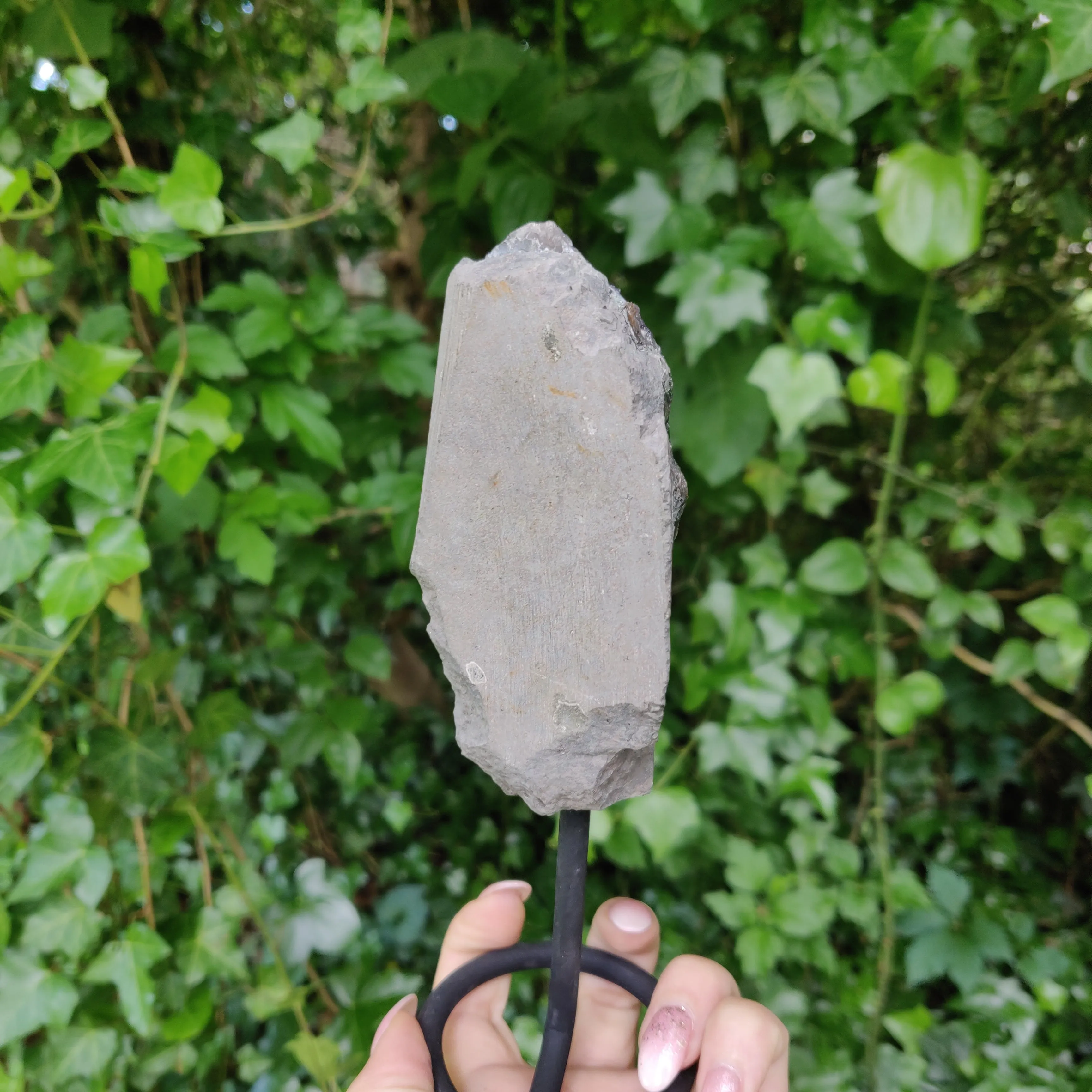 Amethyst Druzy Free Form on Metal Stand (#2)