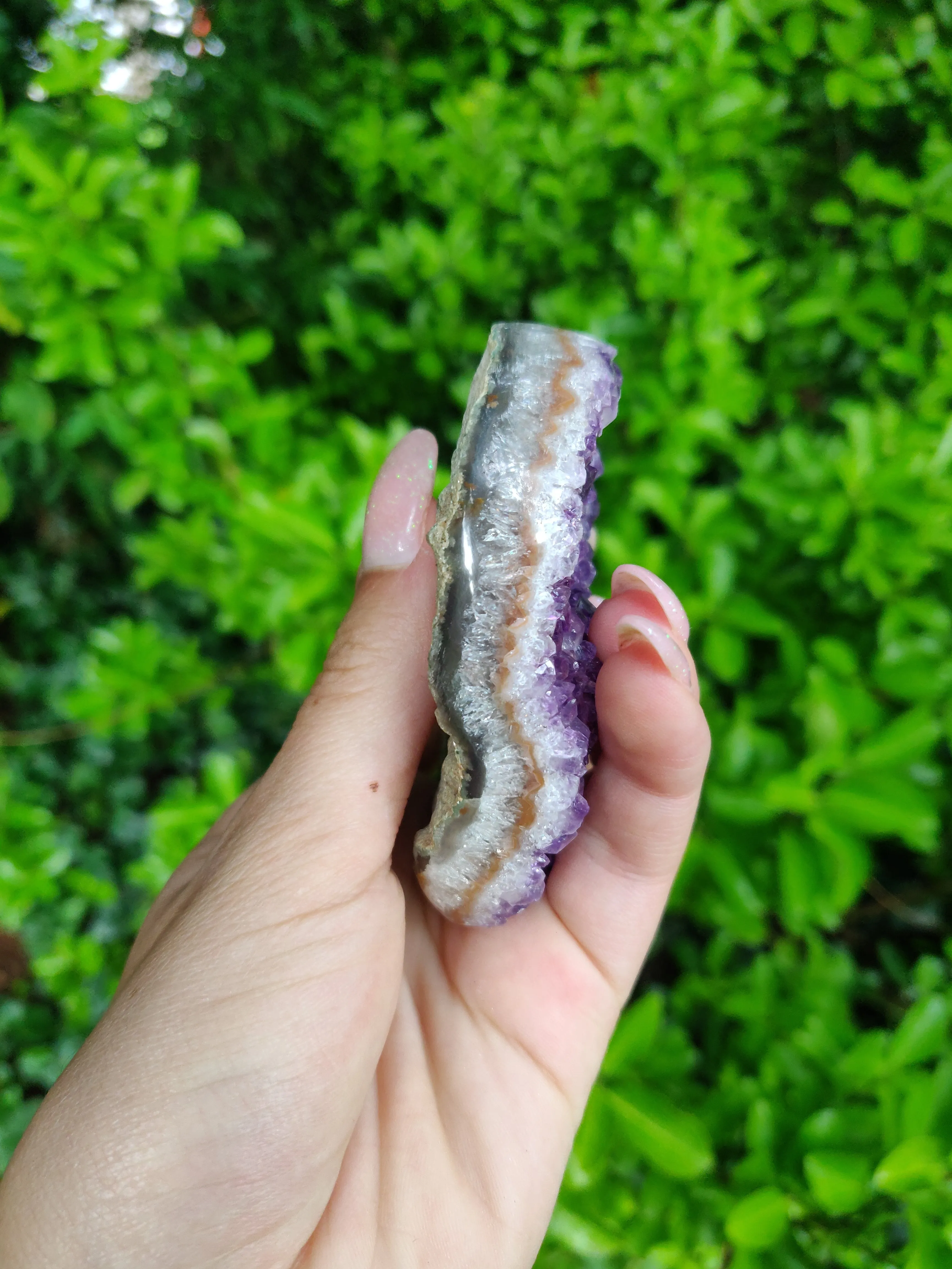 Stunning Amethyst Geode Heart - #M2