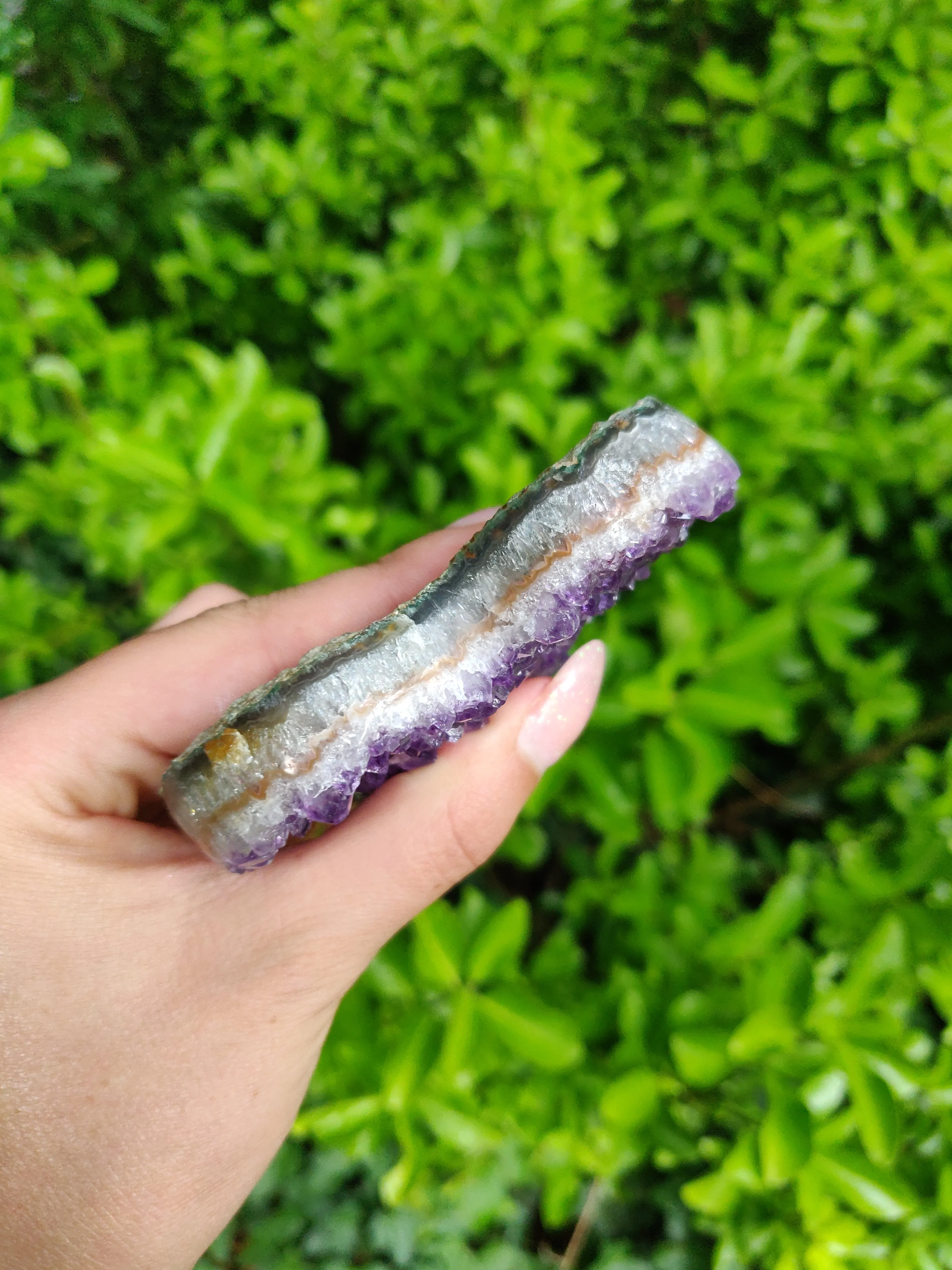 Stunning Amethyst Geode Heart - #M2