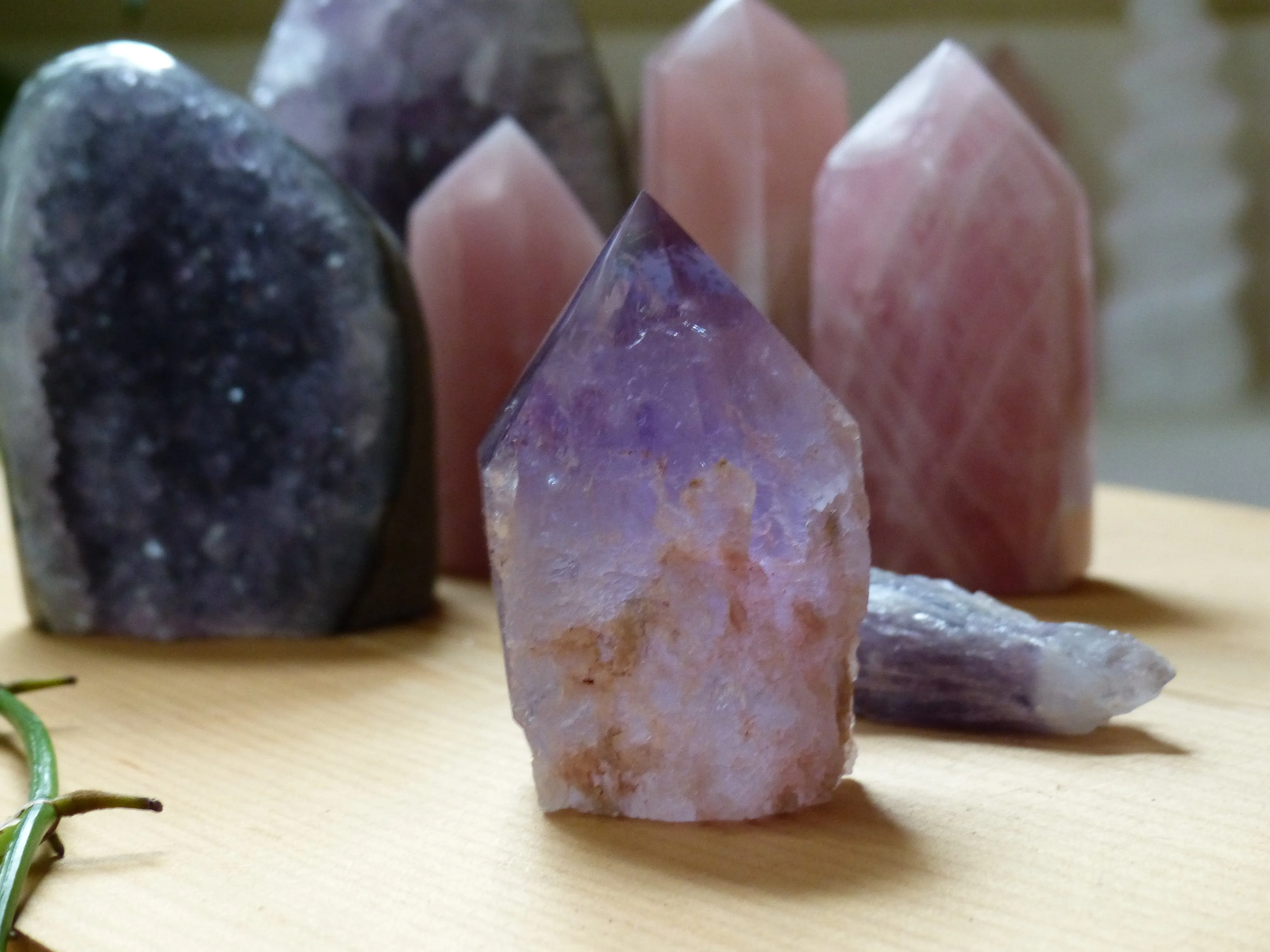 Amethyst Point, Polished Point with Rough Base (#4)