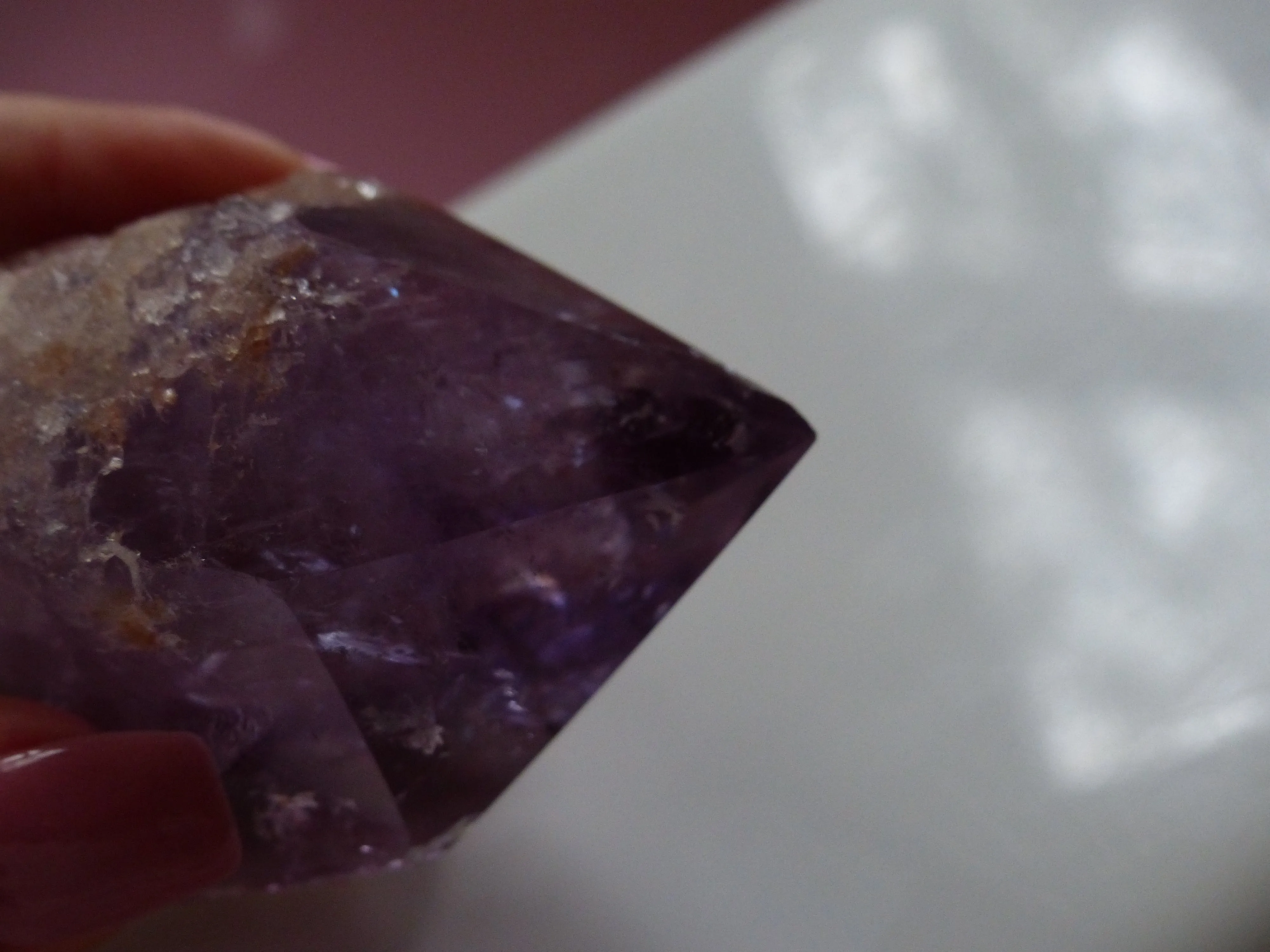 Amethyst Point, Polished Point with Rough Base (#4)