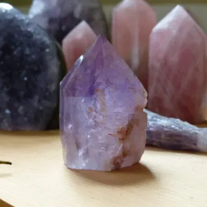 Amethyst Point, Polished Point with Rough Base (#4)