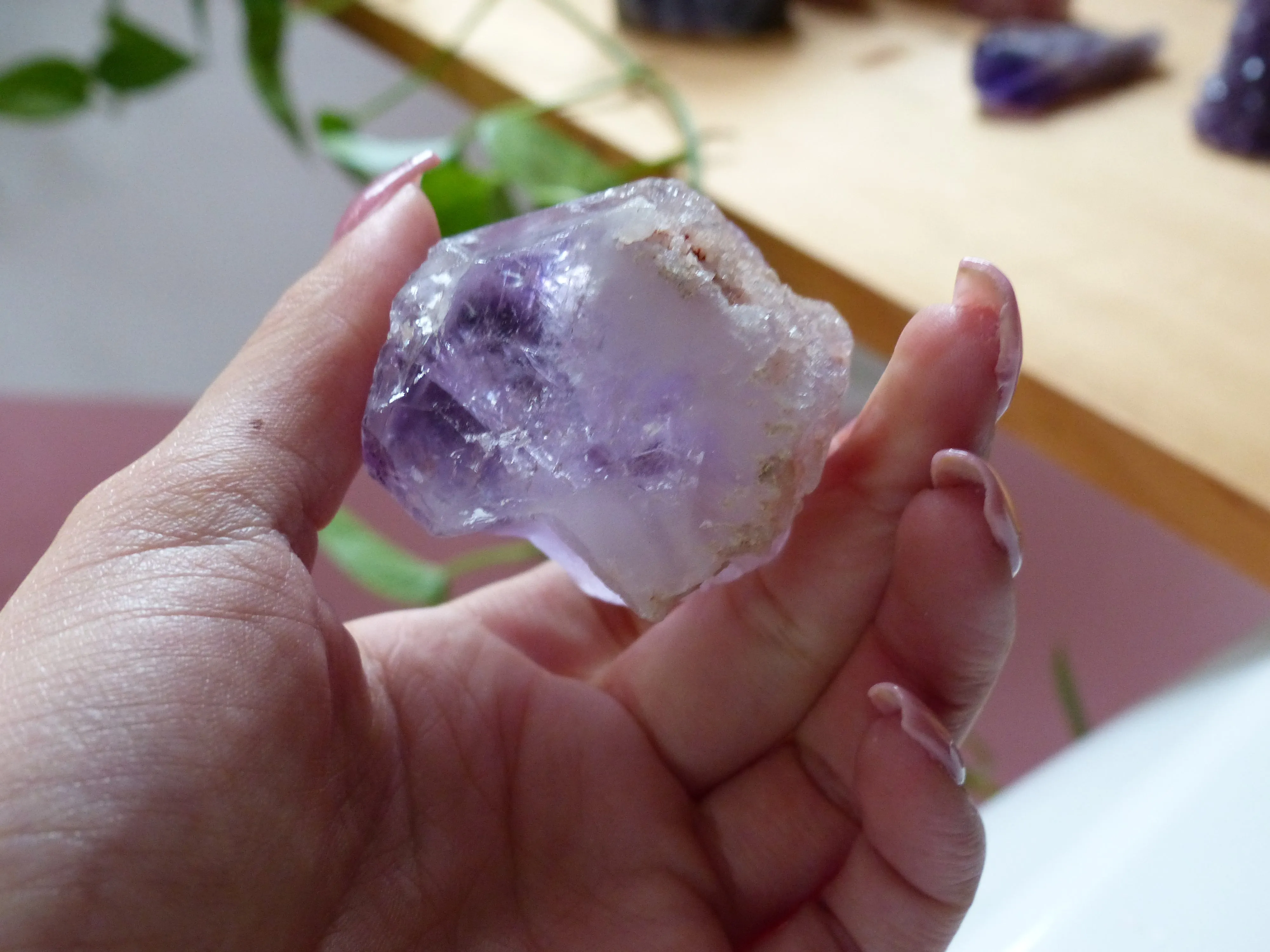 Amethyst Point, Polished Point with Rough Base (#4)