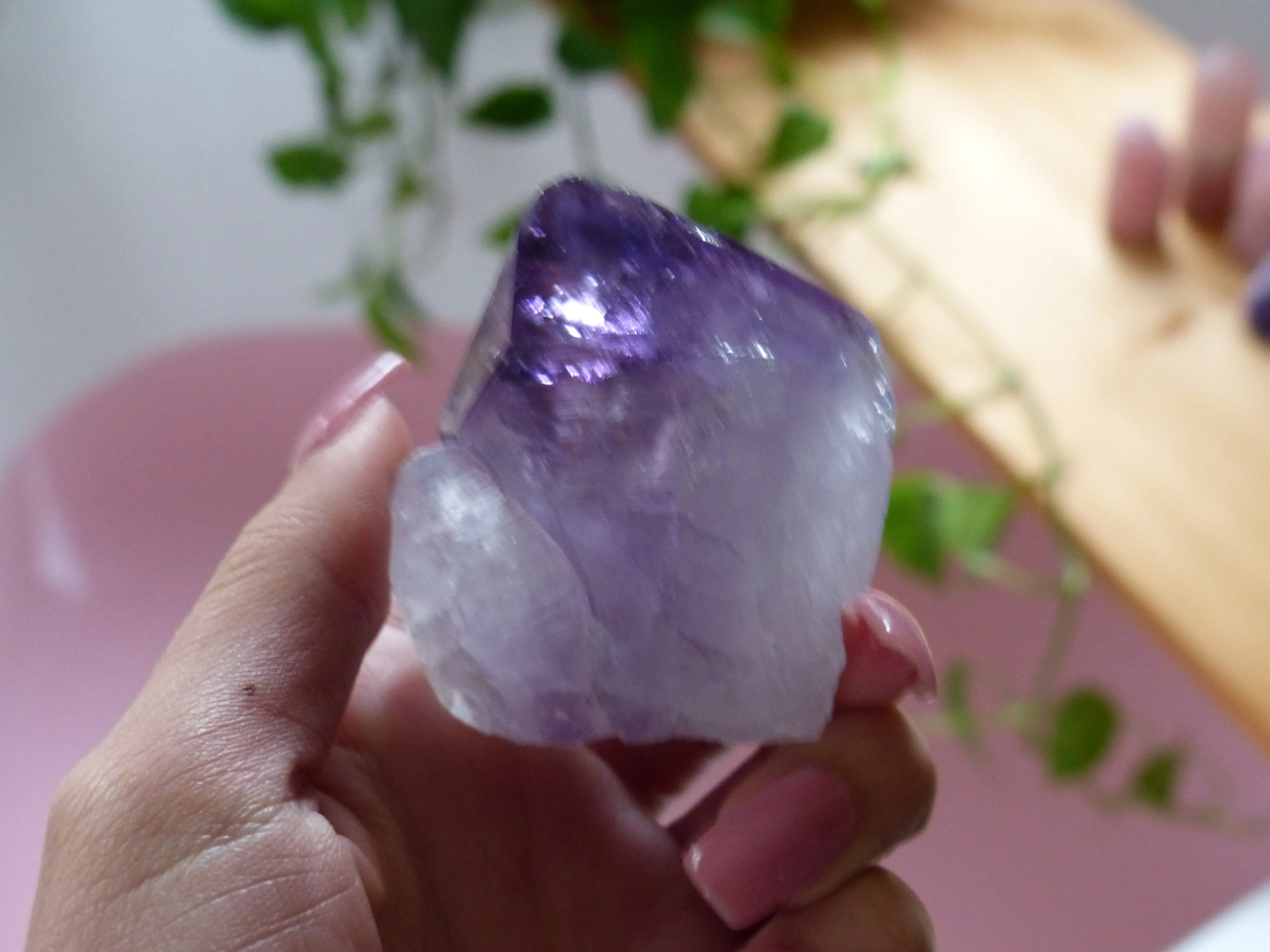 Amethyst Point with Cut Base (#3)