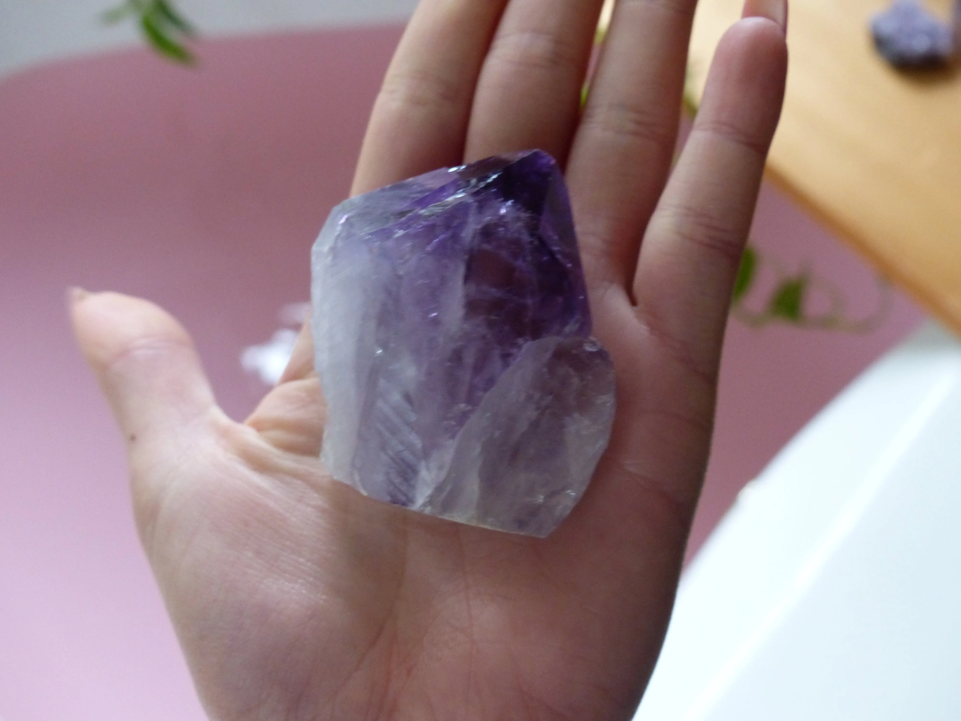 Amethyst Point with Cut Base (#3)