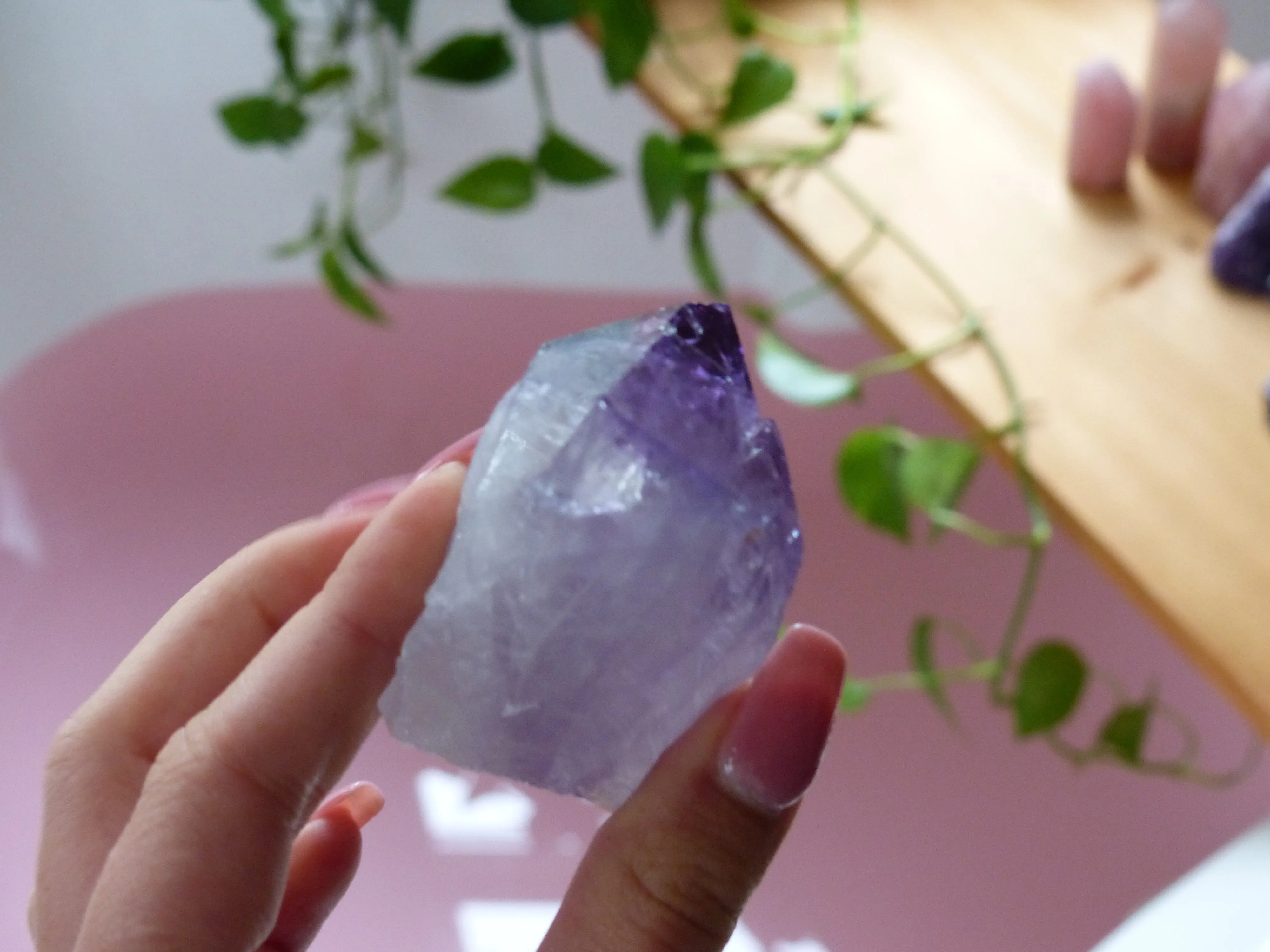 Amethyst Point with Cut Base (#3)