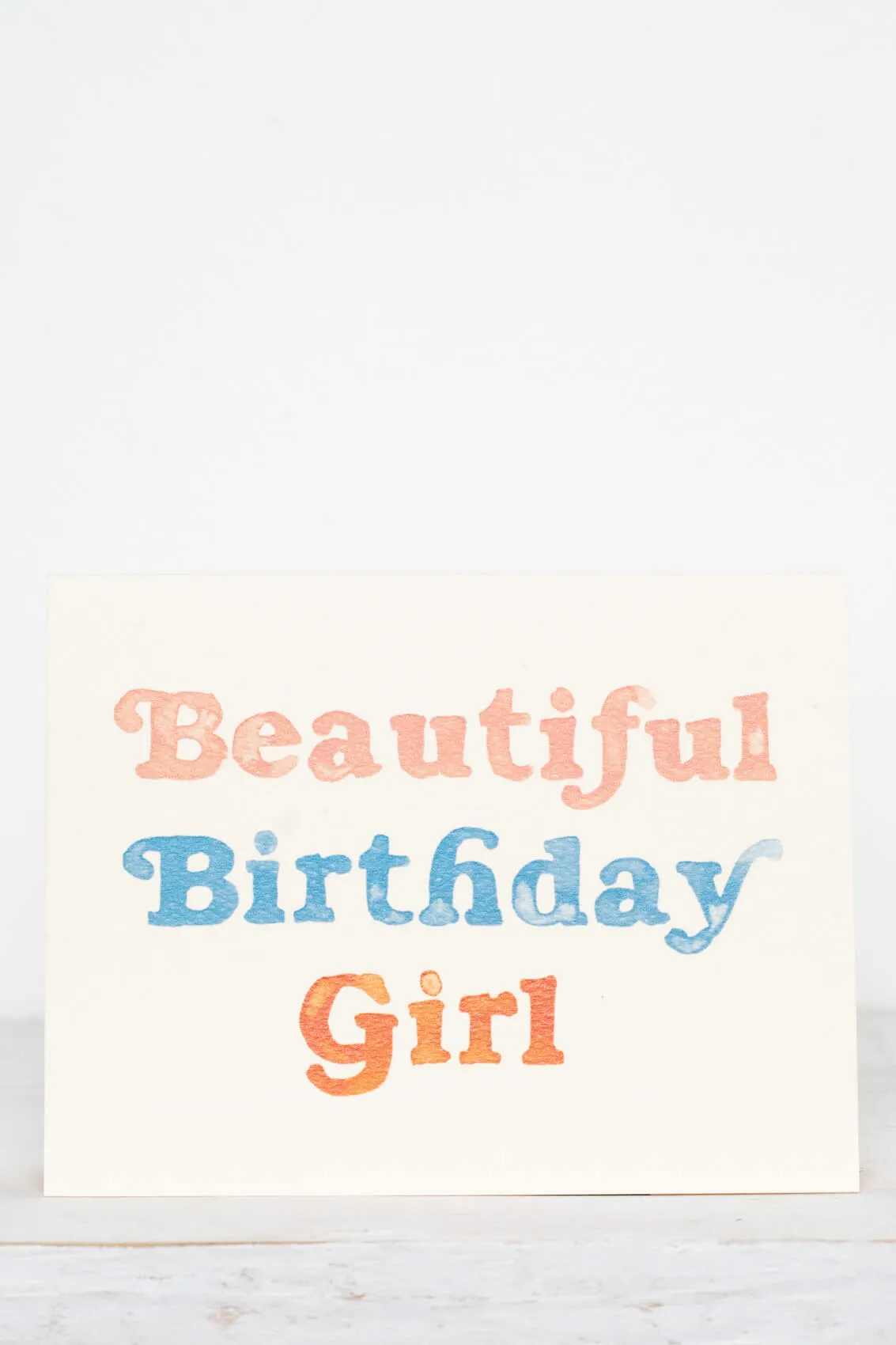 Beautiful Birthday Girl Card