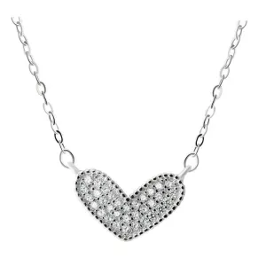 Beautiful Heart Silver Necklace