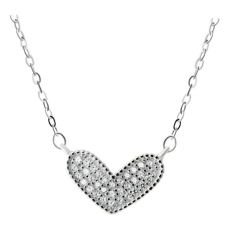 Beautiful Heart Silver Necklace