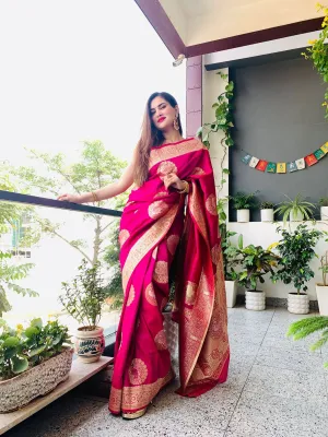 BEAUTIFUL RICH PALLU & ZARI SAREE