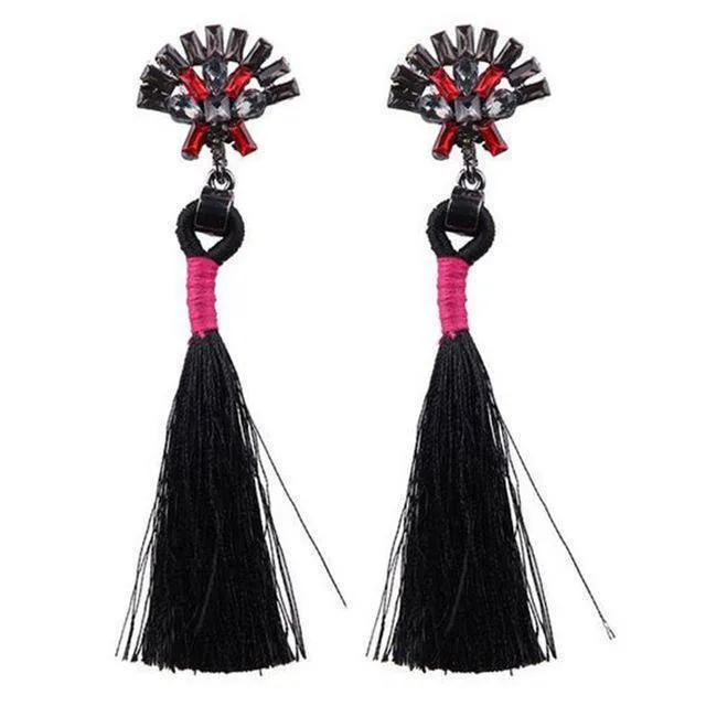 Bohemian Statement Jewelry Tassel Long Earring For Women