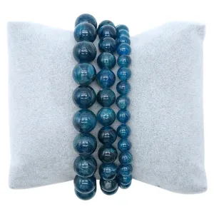 Bracelet Apatite bleue AA