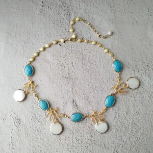 Branch Coral Link Necklace