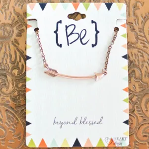 Bronze Arrow Necklace