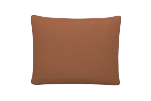 BULLNOSE Style Deco Cushion 24"x16" Cushion Sunbrella Canvas Coral