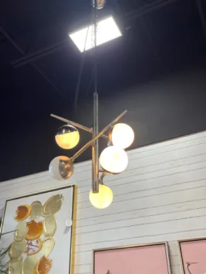 CHANDELIER CHROME WITH 6 LIGHT