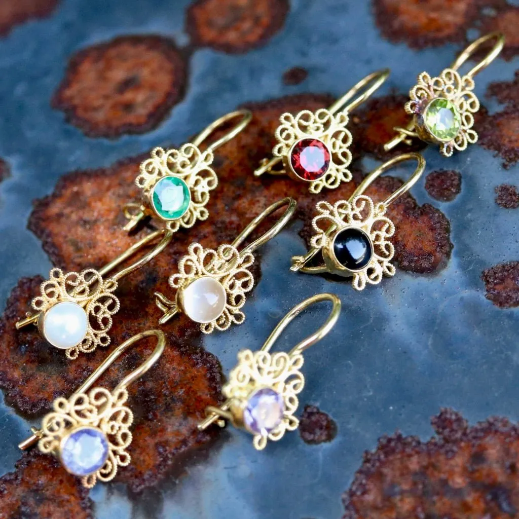 Contessa Amethyst Earrings