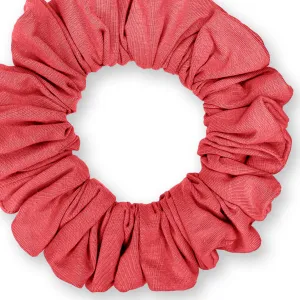 Cotton Scrunchies T-Shirt Knit Jumbo Size Made in the USA Coral