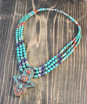 Enchanting Vintage Tibetan Necklace