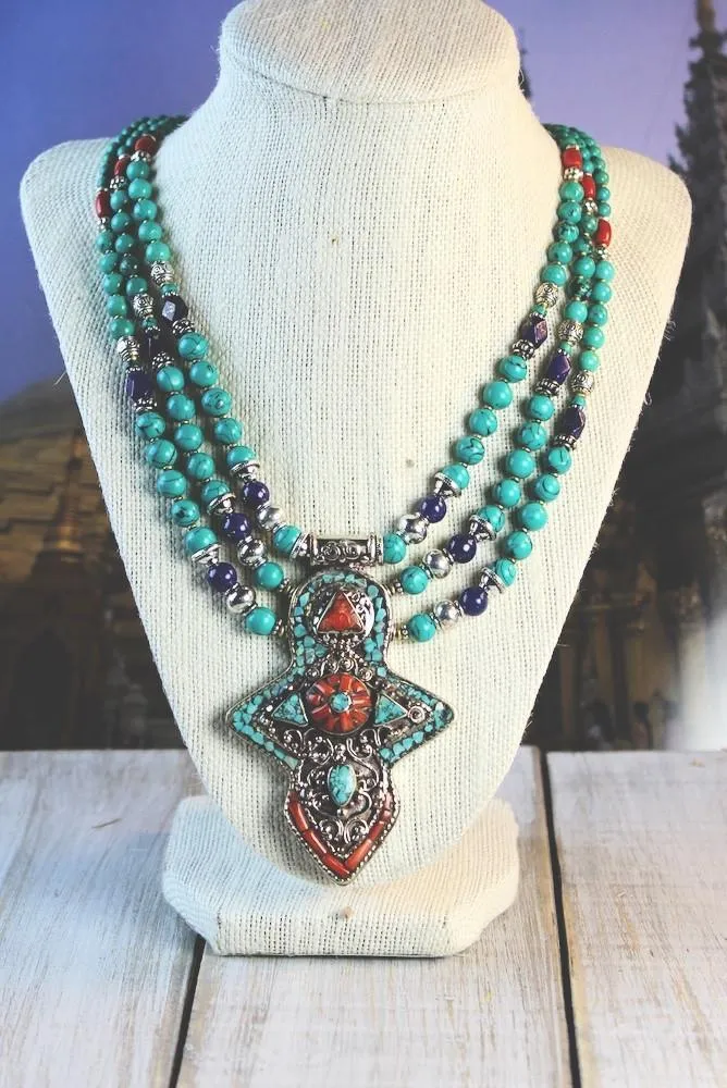 Enchanting Vintage Tibetan Necklace