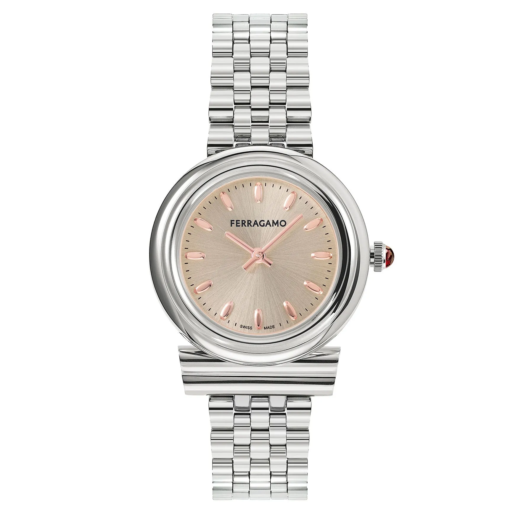 Ferragamo Gancini Stainless Steel Bracelet Watch | 28mm | SFMV01223