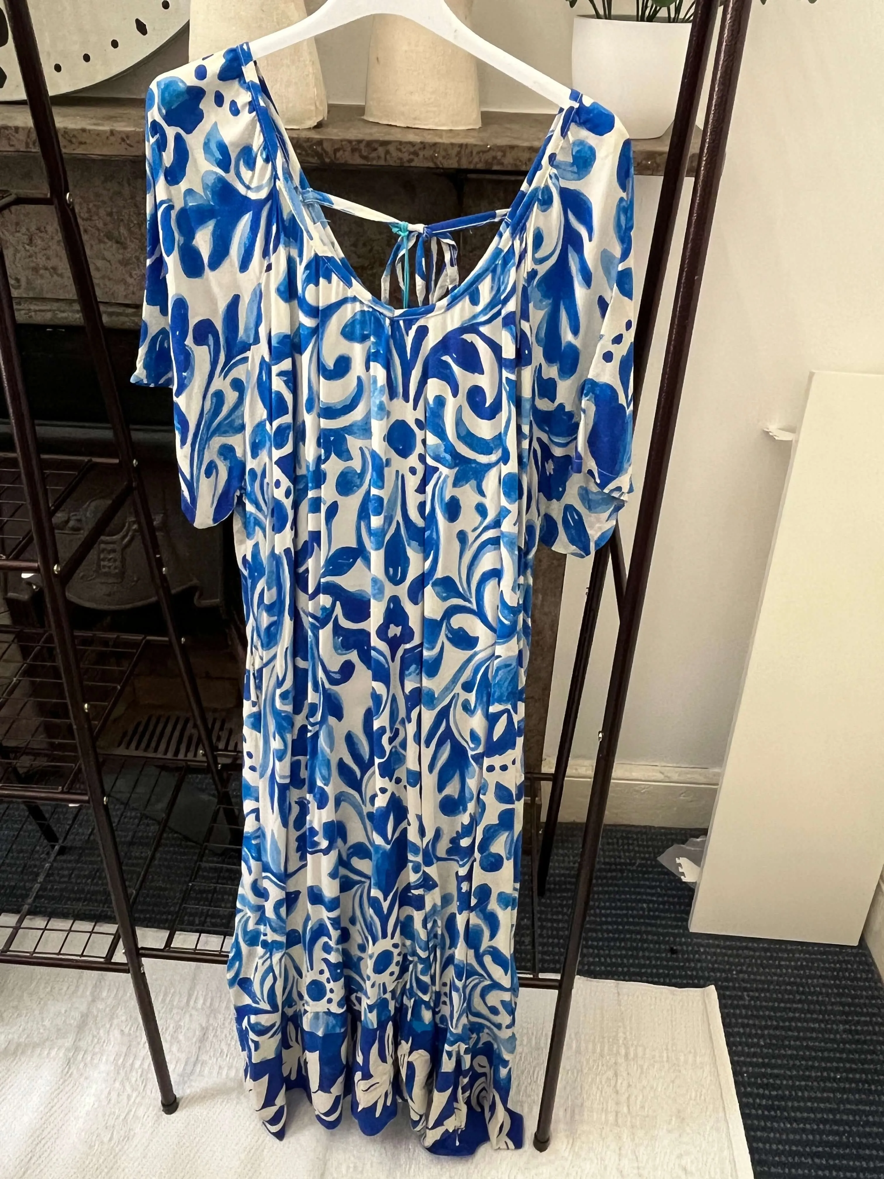 Filigree Swirl Maxi Sundress