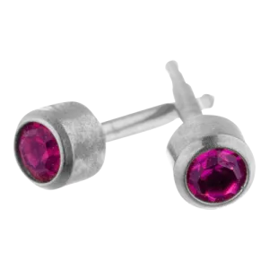 Glamuzina February Birthstone Earrings 316L Surgical Stainless Steel
