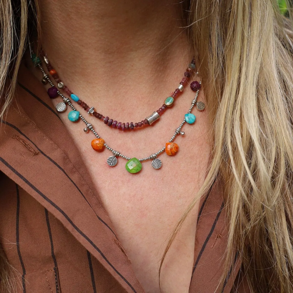 Great Barrier Reef Necklace in Pink Tourmaline