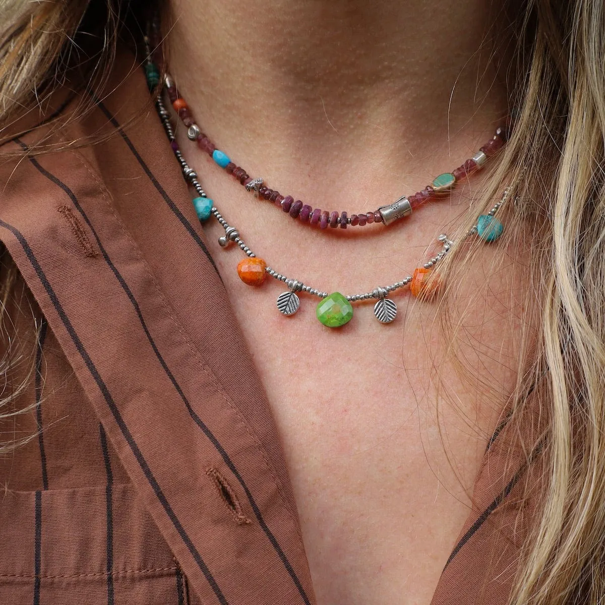 Great Barrier Reef Necklace in Pink Tourmaline