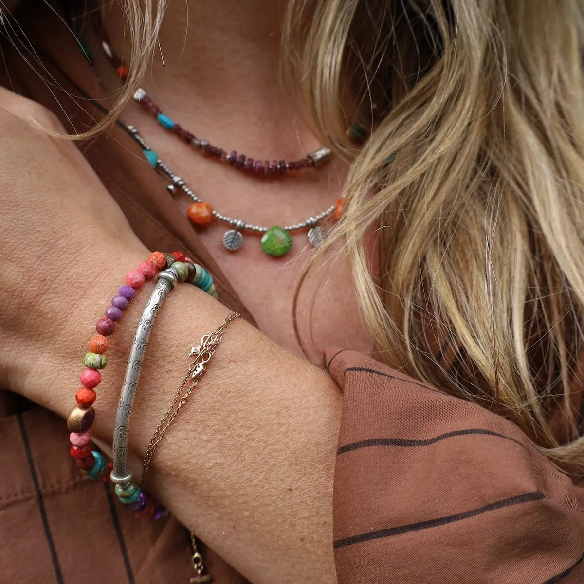 Great Barrier Reef Necklace in Pink Tourmaline