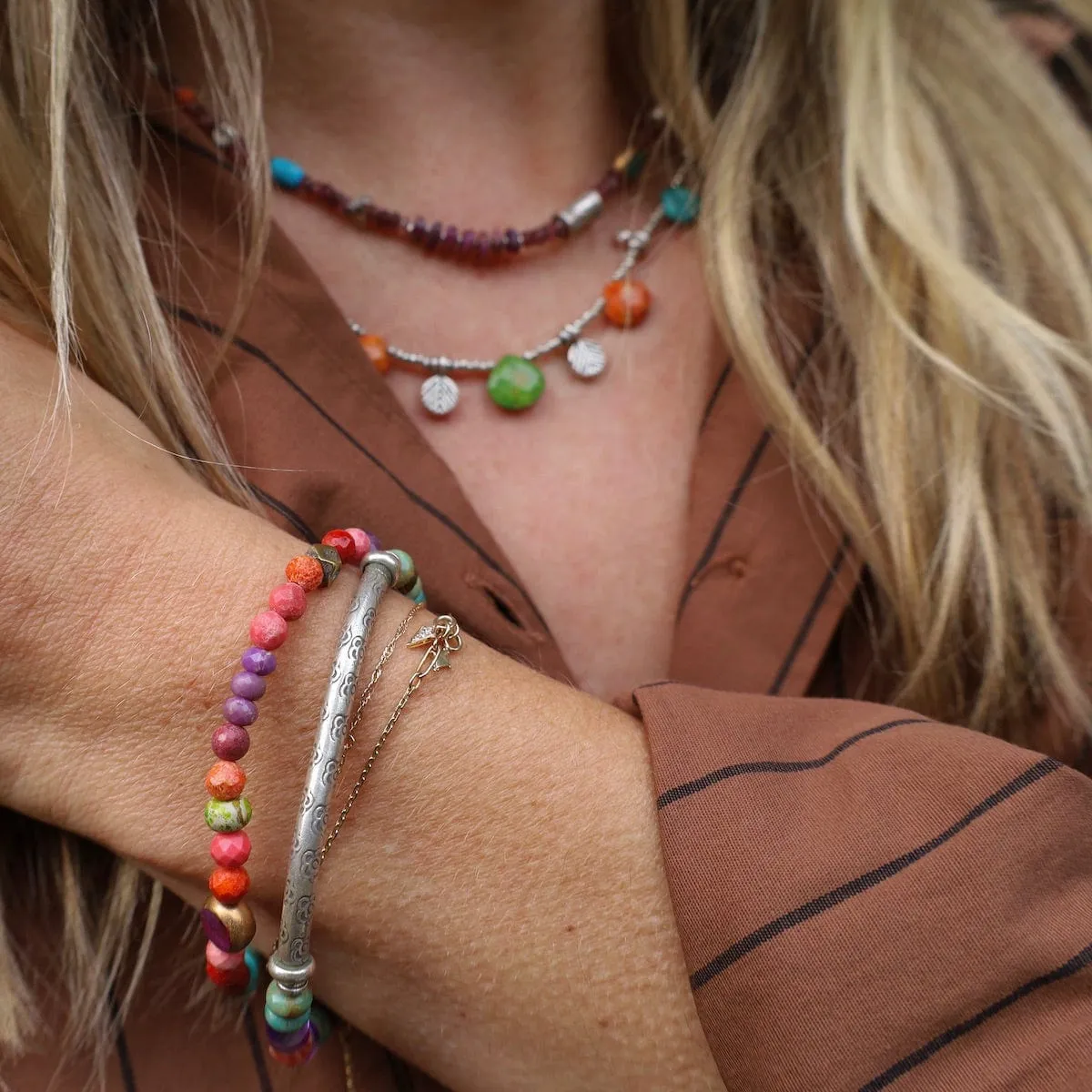 Great Barrier Reef Necklace in Pink Tourmaline
