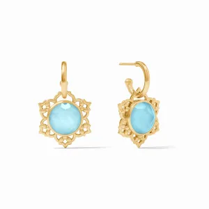 Helene Hoop & Charm Earring