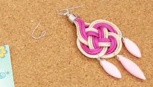 How to Make Chandelier Earrings with Chinese Knotting Cord