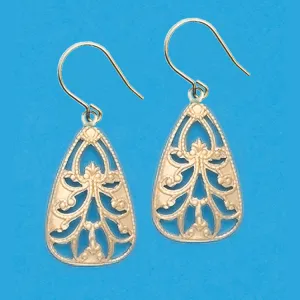 Large Filigree French Hook
