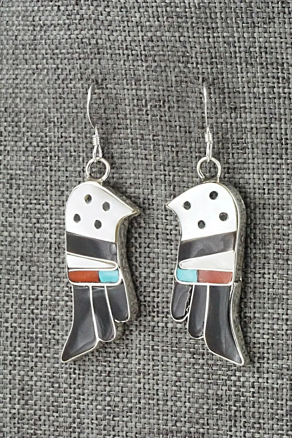 Multi Stone & Sterling Silver Inlay Squash Blossom Set - Bobby Shack