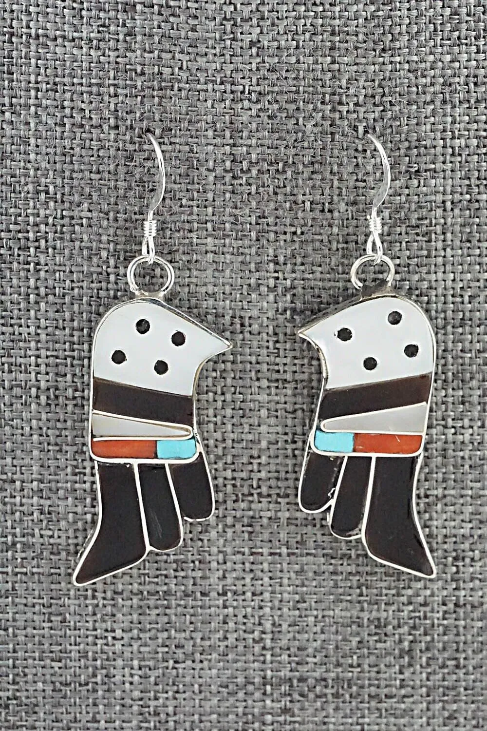 Multi Stone & Sterling Silver Inlay Squash Blossom Set - Bobby Shack