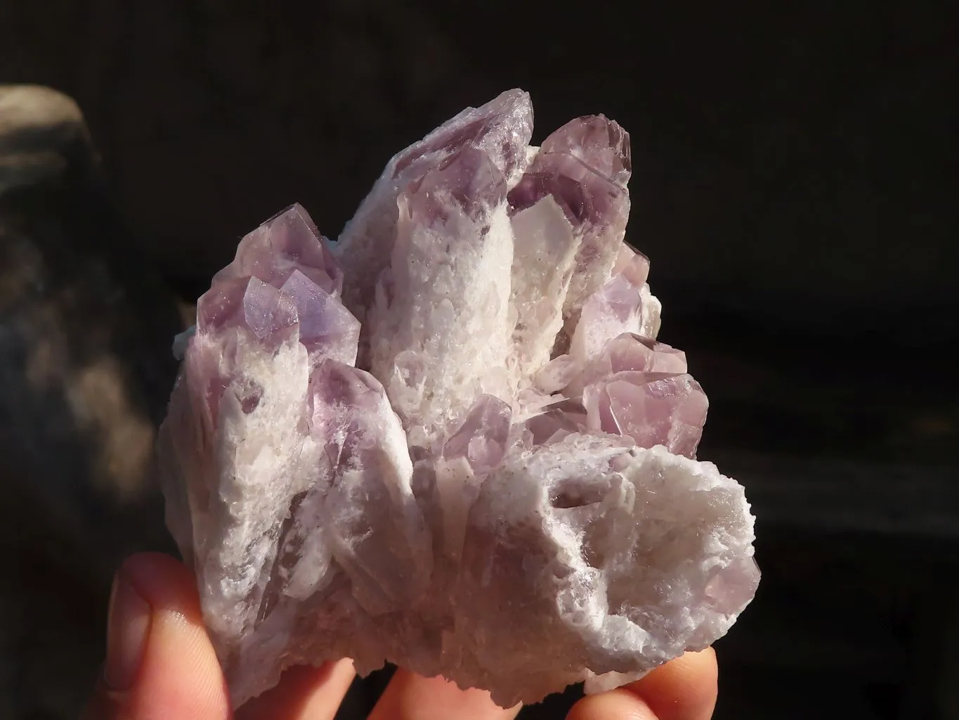 Natural Sugar Amethyst Clusters  x 4 From Solwezi, Zambia