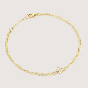 Neptune Gold Bracelet With Diamonds