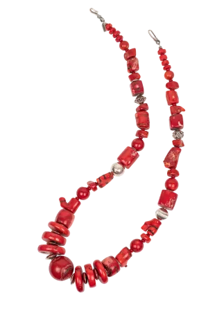 Paige Wallace Chunky Coral Necklace