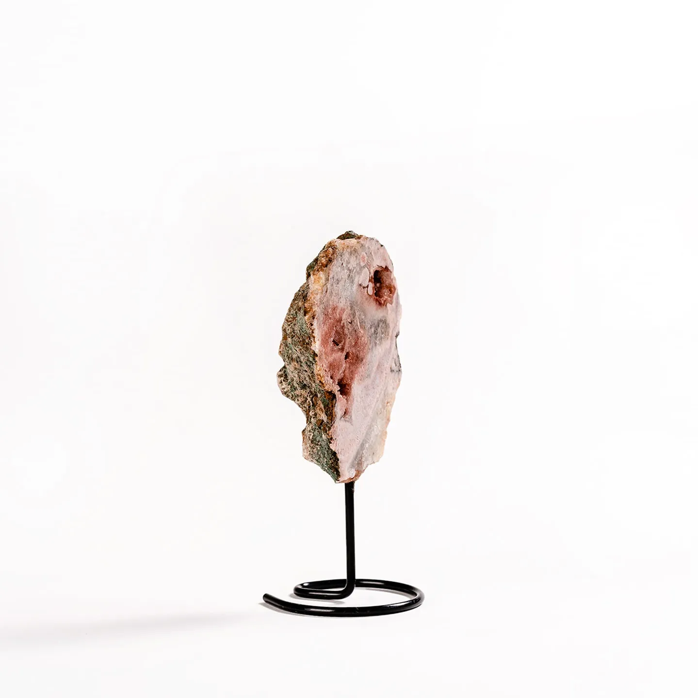 Pink Amethyst Slab and Stand