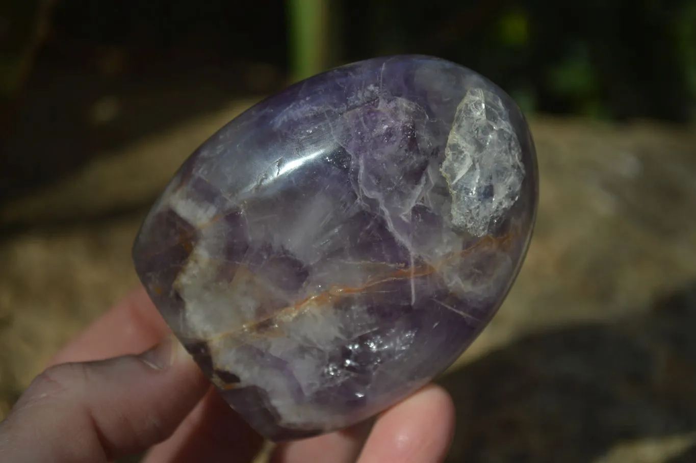 Polished Amethyst Standing Free Forms x 4 From Madagascar