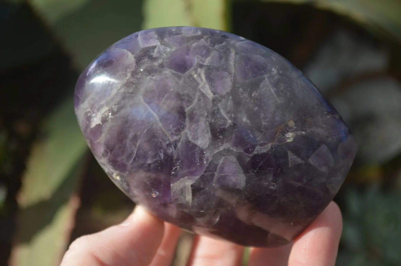 Polished Amethyst Standing Free Forms x 4 From Madagascar