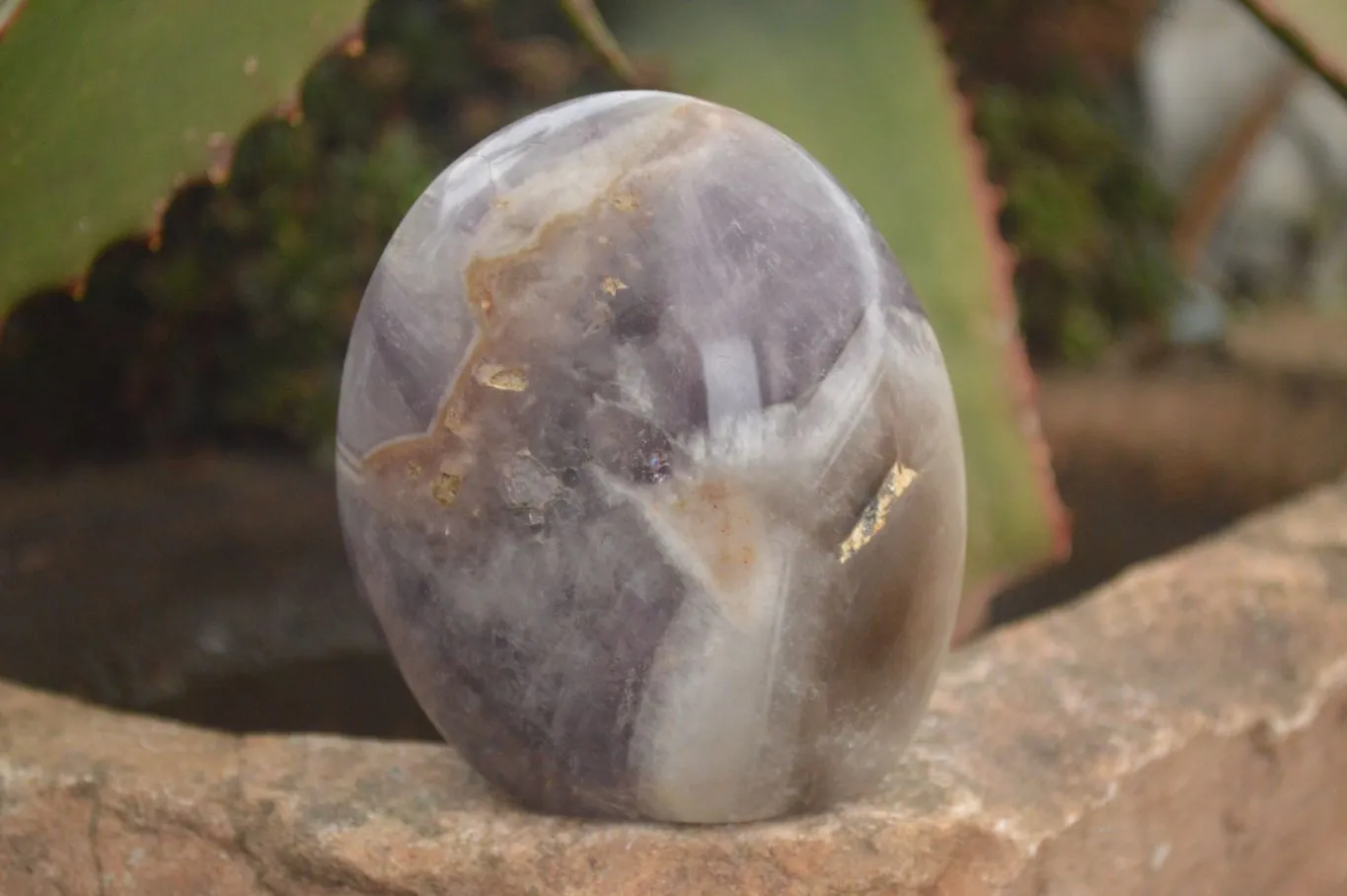 Polished Smokey Dream Amethyst Standing Free Forms x 6 From Madagascar