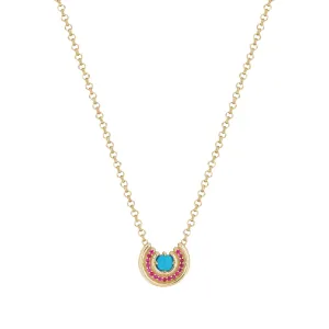 Revival Row Necklace -Turquoise