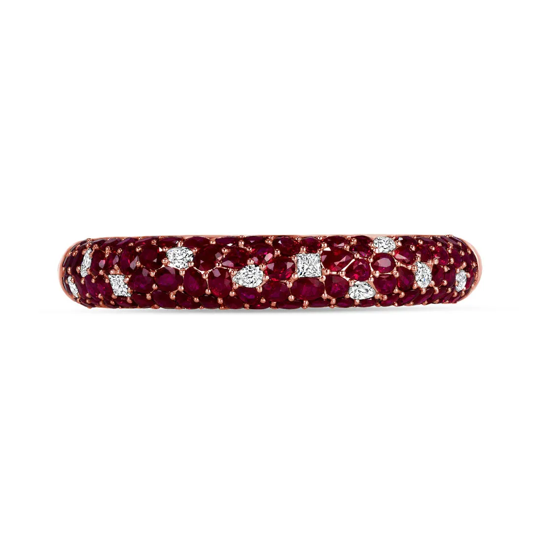 Ruby and Diamond Bangle Bracelet