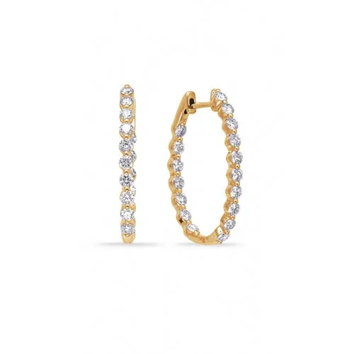 S. Kashi & Sons Diamond Earrings E8145YG