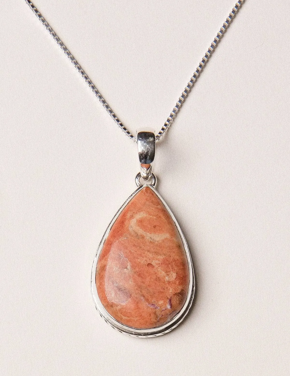 Sponge Coral Necklace and Earring Set