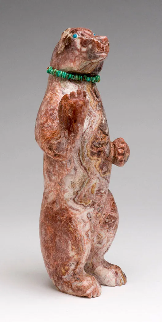 Standing In Strength Marble Bear