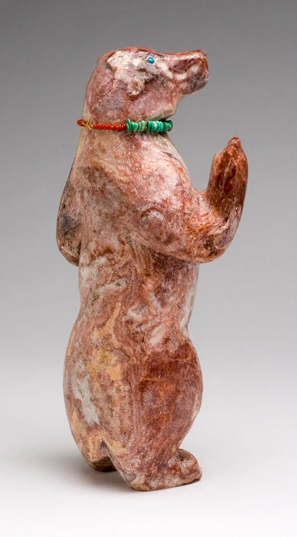 Standing In Strength Marble Bear