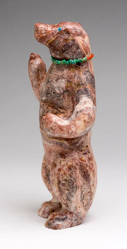 Standing In Strength Marble Bear